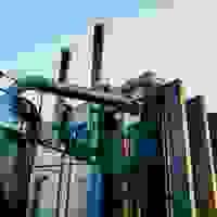 Efficient industrial cartridge dust collector using advanced cartridge filters.