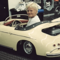 Half-Scale Ivory 356 Porsche Speedster. First drivable prototype