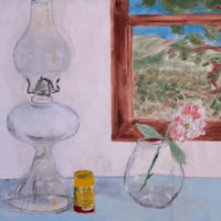 My bedroom in North Hollywood with a fantasy view