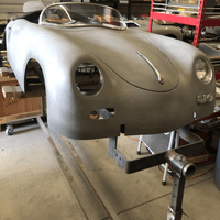 Assembled with paint primer on body and dashboard. Later to hand paint with graffiti