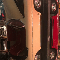 Half-Scale Ivory 356 Porsche Speedster with Nipple hubcaps. First drivable prototype