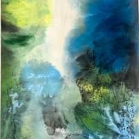 NO 00070 潑彩山水