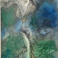 NO 00045 潑彩山水