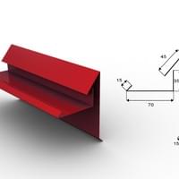 Kételemes oromszegő