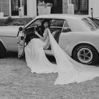1965 gold Ford Mustang