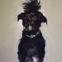 At the Ball (oil on canvas)