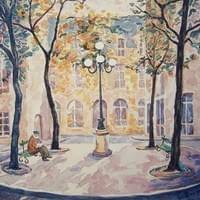 Place de Furstenberg (watercolour)