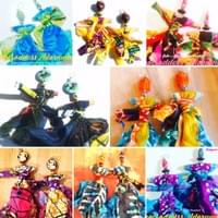 Batik Doll Eardngles