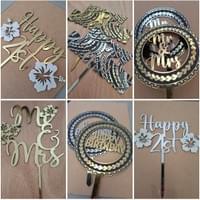 Island Theme Cake Toppers