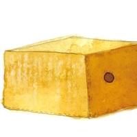 The little prince, a little sheep in the box.