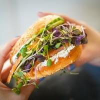 Zalm roomkaas bagel