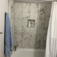 New tub and tile surround