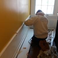 Space before bookcase