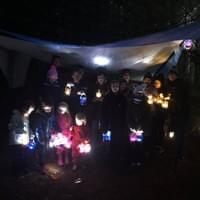 More lanterns at night