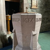 Our baptism font