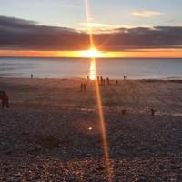 Sunrise at New year (Laxey)