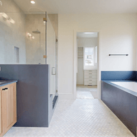 Owner Bath and Closet 