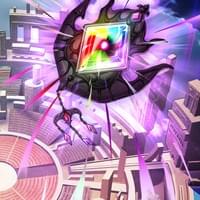 ゲーム用カードイラスト「THE VILLAINS' MAGIC STONE（ヴィランズの魔石）」by よぎ