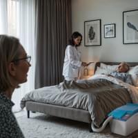 Caregiver with nurse