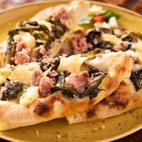 Flatbread with mozzarella