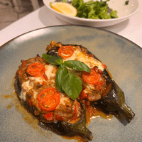 Stuffed eggplant
