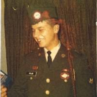 On leave right after Jump School, 1968