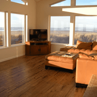 Living room with spectacular ocean views
