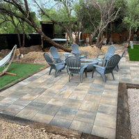 Gas fire pits at TinyCamp