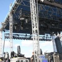 Eternal Systems Inc - Stage & Roof Photos / HD 40 x40 w sound wing truss 