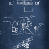 SunCET blueprint poster