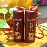 紅紫檀對章+圓筒-牽手-今生共白首
