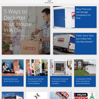 Blog series for removals company PODS Moving & Storage