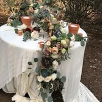 waterfall centerpiece
