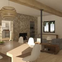 Perspective intérieure pour un cabinet d'Architecture