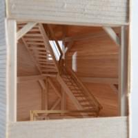 Maquette  pour concours Inter-Forêt Bois (1er prix)