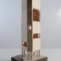 Maquette  pour concours Inter-Forêt Bois (1er prix)