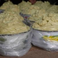 Freshly whipped shea butter