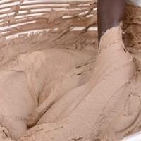 Freshly whipped shea butter