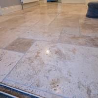 Travertine Clean and Polish