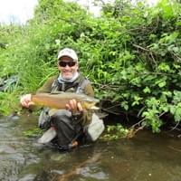 Angler Myles Fothergill, October 2018