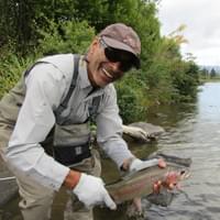 Angler Kerry Suntura, January 2019 Taupo, Tongariro