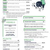 second page of menu