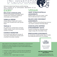 first page of our menu