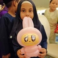 Labubu Balloon Sculpture