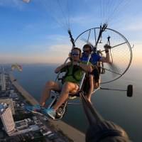 Tandem paramotor