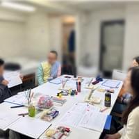 対話型ワークショップ（テーマ「キャリアについて考える）の様子