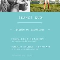 Séance Photo duo studio ext