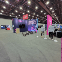 Cisco Emerging Technologies and Incubation Booth @ Kube Con 2022 front and theater