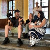 with Agata Zubel, in Wroclaw, Music in Poland