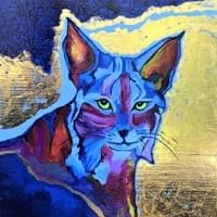 "Bob Cat & Gold Foil"